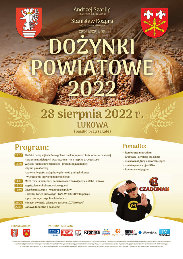 plakat-dozynki-powiatowe-2022 by Picasa. 